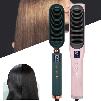 Hair Diffuser For Curly Hair Electric Ironic Hair Straightener Brush Comb Anion Constant Temperature US Plug 110-240V
Hair Diffuser For Curly Hair Electric Ironic Hair Straightener Brush Comb Anion Constant Temperature US Plug 110-240V