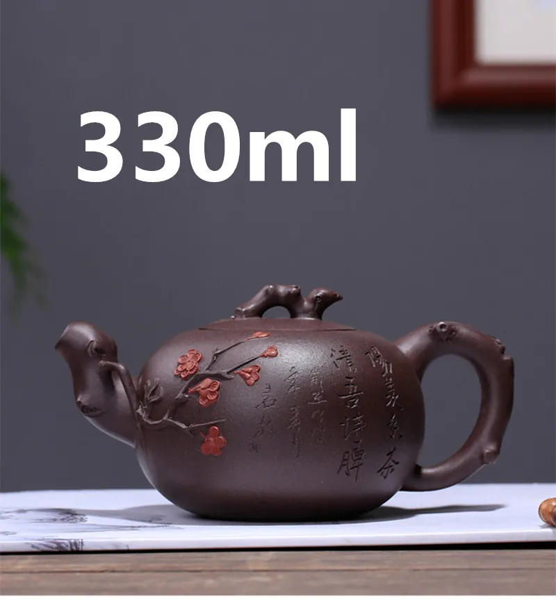 Ceramic Teapot Chinese Yixing Zisha Clay Teapot Gongfu Tea Set Teapot Infuser 330ml New Arrived High Quality With Gift Box
Ceramic Teapot Chinese Yixing Zisha Clay Teapot Gongfu Tea Set Teapot Infuser 330ml New Arrived High Quality With Gift Box