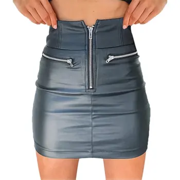 Autumn Spring Women Skirt PU Leather Sexy Skirt Zipper A-line Hip High Waist Women Bodycon Slim S-2XL
Autumn Spring Women Skirt PU Leather Sexy Skirt Zipper A-line Hip High Waist Women Bodycon Slim S-2XL