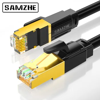 SAMZHE Cat8 SSTP Cable Ethernet Patch Cable for RJ45 Computer,XBox Networking LAN Cords
SAMZHE Cat8 SSTP Cable Ethernet Patch Cable for RJ45 Computer,XBox Networking LAN Cords