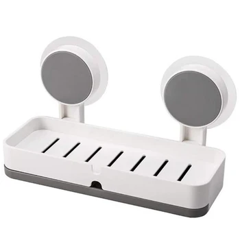 No Drilling Soap Dish with Drain, Wall Mounted Plastic Shower Soap Tray, Soap Holder for Bathroom Kitchen Sink Bathtub
No Drilling Soap Dish with Drain, Wall Mounted Plastic Shower Soap Tray, Soap Holder for Bathroom Kitchen Sink Bathtub