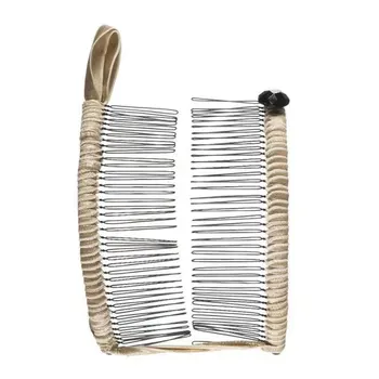 Banana Hair Clip Double Comb For Thick Curly Kinky Hair Soft Comfortable Stretch Banana Clip
Banana Hair Clip Double Comb For Thick Curly Kinky Hair Soft Comfortable Stretch Banana Clip