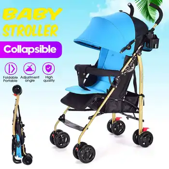 Portable Baby Stroller Lying Dampening Light Weight Pushchair Folding Baby Stroller Newborn Stroller Suit for Four Seasons
Portable Baby Stroller Lying Dampening Light Weight Pushchair Folding Baby Stroller Newborn Stroller Suit for Four Seasons
