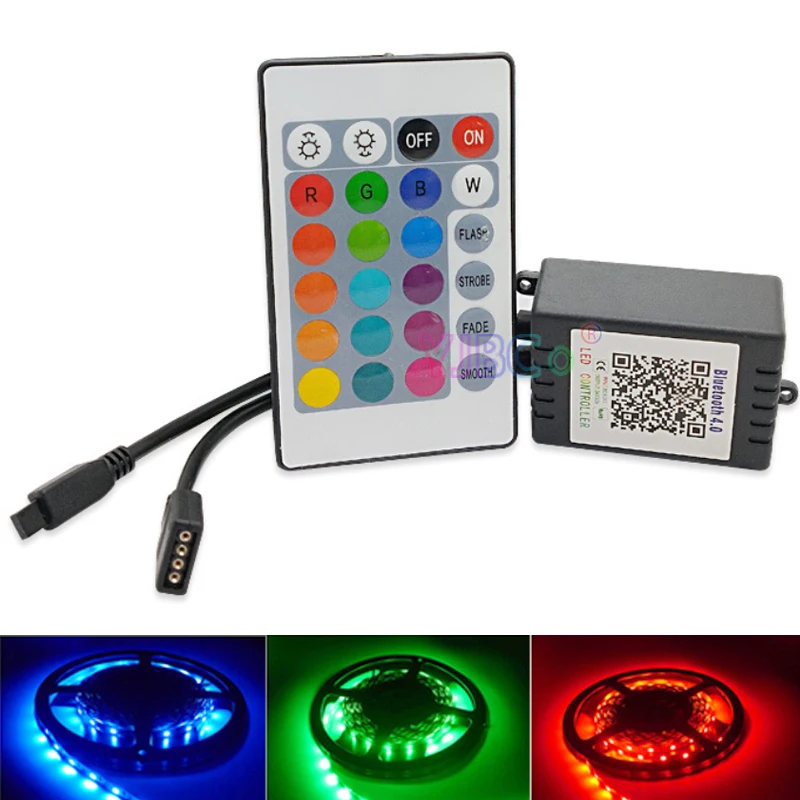 Wholesale 24 Keys Bluetooth Led RGB Controller 24 key IR Remote RGB led lamp dimmer For 5050 3528 SMD LED Strip light
Wholesale 24 Keys Bluetooth Led RGB Controller 24 key IR Remote RGB led lamp dimmer For 5050 3528 SMD LED Strip light