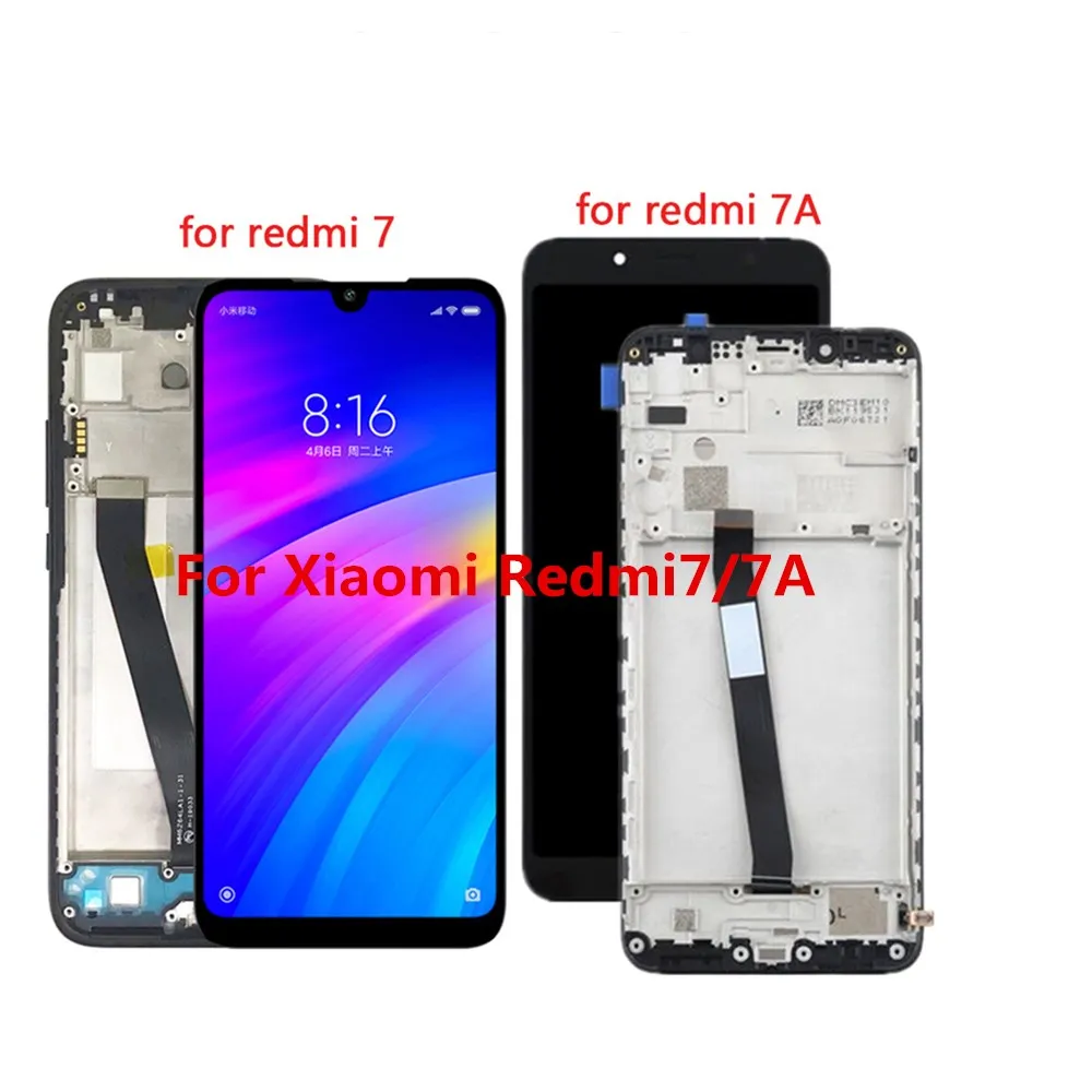 for Xiaomi Redmi 7A LCD Display Frame Screen Touch Digitizer Assembly for Xiaomi Redmi 7 LCD Display Spare Repair Parts
for Xiaomi Redmi 7A LCD Display Frame Screen Touch Digitizer Assembly for Xiaomi Redmi 7 LCD Display Spare Repair Parts