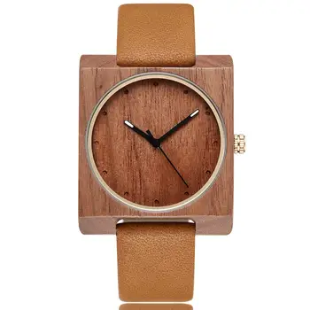 REAL Ebony Wood Dial Case Watch Men Women Couple Square Wristwatch Wooden Reloj Male Female Brown Sandalwood Watches Retro Clock
REAL Ebony Wood Dial Case Watch Men Women Couple Square Wristwatch Wooden Reloj Male Female Brown Sandalwood Watches Retro Clock