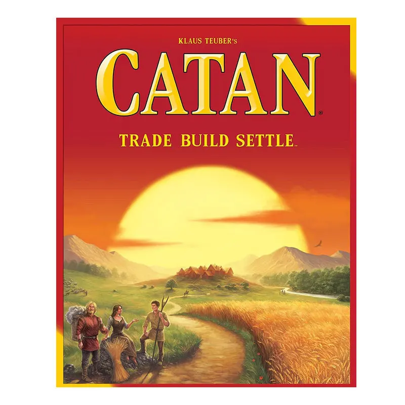 Catan Board Game Family Fun Playing Parent-child Interaction Strategy Game Card English Table Party Supplies
Catan Board Game Family Fun Playing Parent-child Interaction Strategy Game Card English Table Party Supplies