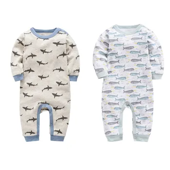 Honeyzone 2020 Baby Boys Bodys 0M 3M 6M 2Pcs Spring Fish Shark Print Romper Kids Toddler Long Sleeve Romper Baby Playsuit Onesie
Honeyzone 2020 Baby Boys Bodys 0M 3M 6M 2Pcs Spring Fish Shark Print Romper Kids Toddler Long Sleeve Romper Baby Playsuit Onesie