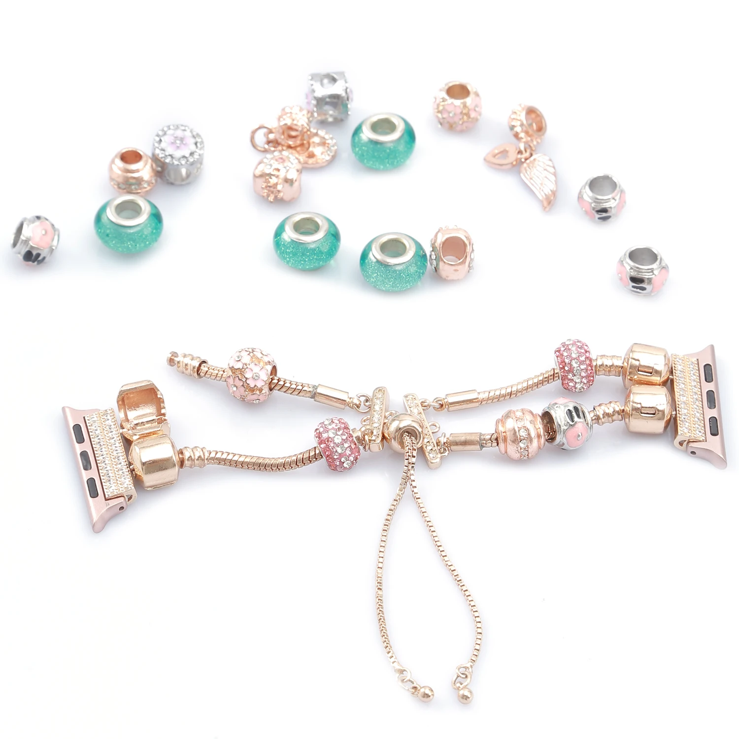 DIY Gem Agate Strap for apple watch 5 band 40mm 44mm 38mm 42mm woman Jewelry Design Beaded bracelet belt iwatch series 5 4 3 2 1
DIY Gem Agate Strap for apple watch 5 band 40mm 44mm 38mm 42mm woman Jewelry Design Beaded bracelet belt iwatch series 5 4 3 2 1