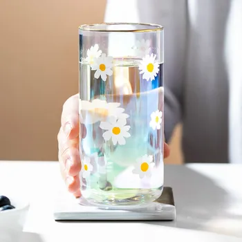 Summer Small Glass Modern Transparent Drinking Cup Juice Milk Cup Creative Flower Cute Copas De Vino Kitchen Dining Bar EB5BL
Summer Small Glass Modern Transparent Drinking Cup Juice Milk Cup Creative Flower Cute Copas De Vino Kitchen Dining Bar EB5BL
