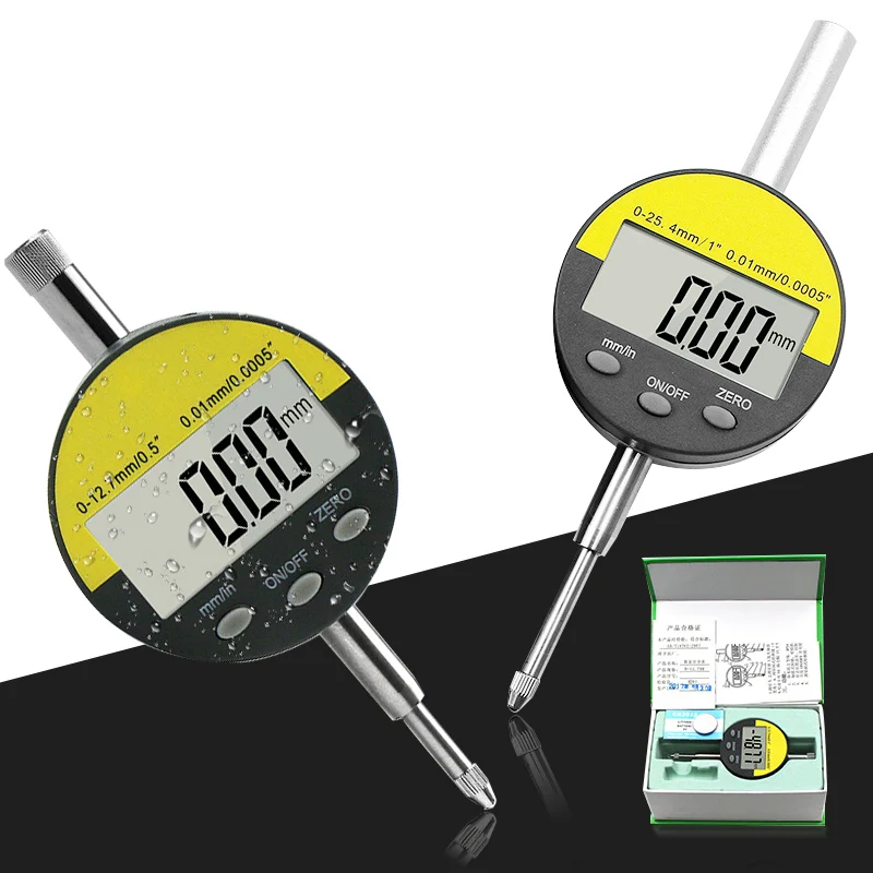 Electronic Digital indicator Metric/Inch Range 0-12.7/25.4mm Dial Indicator Precision Tool Dial Gauge Indicator Caliper
Electronic Digital indicator Metric/Inch Range 0-12.7/25.4mm Dial Indicator Precision Tool Dial Gauge Indicator Caliper