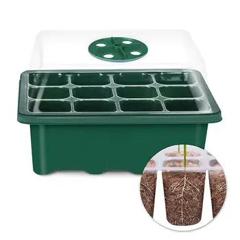 3pcs/set 12 Holes Seedling Trays With Breathable Lids Plant Grow Nursery Pot Germination Flower Box Vegetable Seedss Propag P0X1
3pcs/set 12 Holes Seedling Trays With Breathable Lids Plant Grow Nursery Pot Germination Flower Box Vegetable Seedss Propag P0X1