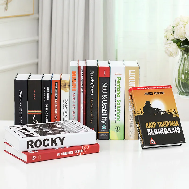 Imitation Book Fake Book Props Book Case Model Living Room Soft Decoration Office Creative Home Furnishing Book
Imitation Book Fake Book Props Book Case Model Living Room Soft Decoration Office Creative Home Furnishing Book