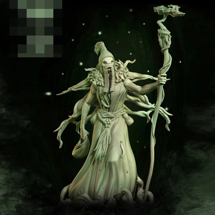 1/32 Roots Shaman, 54mm, Resin Model figure GK, Fantasy theme, Unassembled and unpainted kit
1/32 Roots Shaman, 54mm, Resin Model figure GK, Fantasy theme, Unassembled and unpainted kit