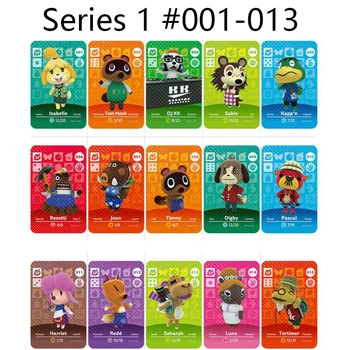 Series 1 (001 to 013) Animal Crossing Card Amiibo Cards locks nfc Card Work for Switch NS Games Animal Crossing Amiibo Cards
Series 1 (001 to 013) Animal Crossing Card Amiibo Cards locks nfc Card Work for Switch NS Games Animal Crossing Amiibo Cards