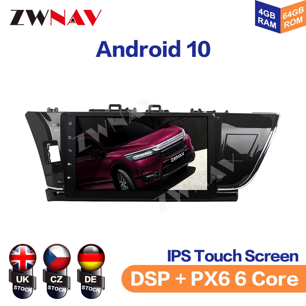 Android 10 4GB DSP Car Radio GPS Navigation For Toyota Corolla 2014 2015 Car Multimedia Player Head Unit No DVD Player IPS
Android 10 4GB DSP Car Radio GPS Navigation For Toyota Corolla 2014 2015 Car Multimedia Player Head Unit No DVD Player IPS