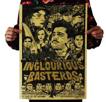 Inglourious Basterds Vintage Kraft Paper Classic Movie Poster Map School Wall Office Decoration Art Retro Prints 
Inglourious Basterds Vintage Kraft Paper Classic Movie Poster Map School Wall Office Decoration Art Retro Prints
