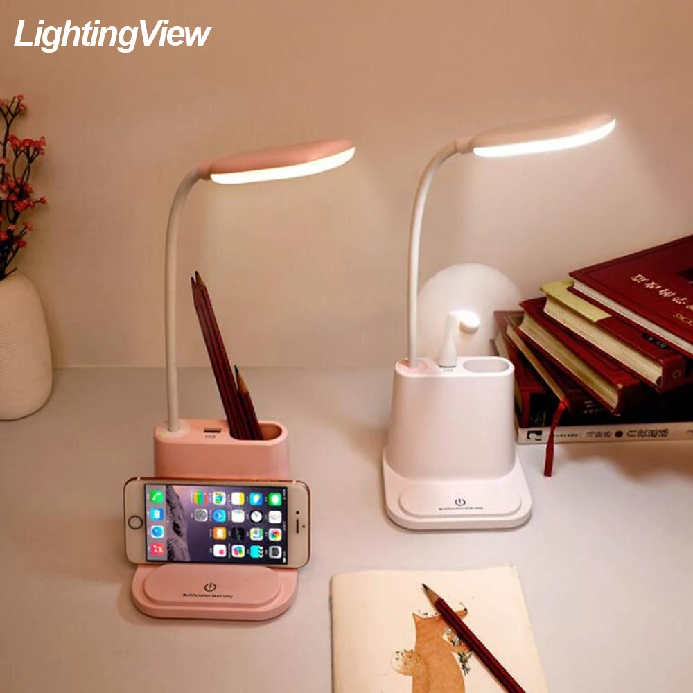 USB Rechargeable LED Desk Lamp Touch Dimmable Table Lamp for Children Kids Reading Study Bedside Bedroom Living Room
USB Rechargeable LED Desk Lamp Touch Dimmable Table Lamp for Children Kids Reading Study Bedside Bedroom Living Room