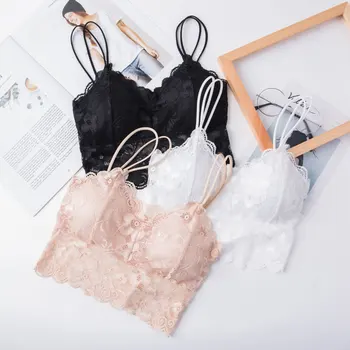 bra No trace gather breathable Women Sexy Lingerie Floral Lace Bralette Underwear Wireless Padded Wrapped Chest Beauty Underwear
bra No trace gather breathable Women Sexy Lingerie Floral Lace Bralette Underwear Wireless Padded Wrapped Chest Beauty Underwear