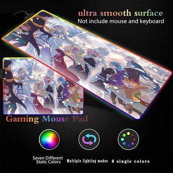Re Zero Anime LED Mouse Pad RGB Computer Mice Mat Large Glow Mousepad for Desk Laptop Notebook Gaming Mouse Pad 90X40/30X60CM
Re Zero Anime LED Mouse Pad RGB Computer Mice Mat Large Glow Mousepad for Desk Laptop Notebook Gaming Mouse Pad 90X40/30X60CM