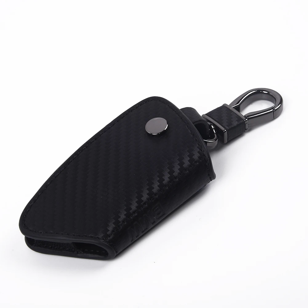 Car Key Cover Carbon Fiber Pattern Leather Key Fob Holder For BMW X1 X5 X6 5 7 Series F16 F48 F15 2016-Up Key Case
Car Key Cover Carbon Fiber Pattern Leather Key Fob Holder For BMW X1 X5 X6 5 7 Series F16 F48 F15 2016-Up Key Case