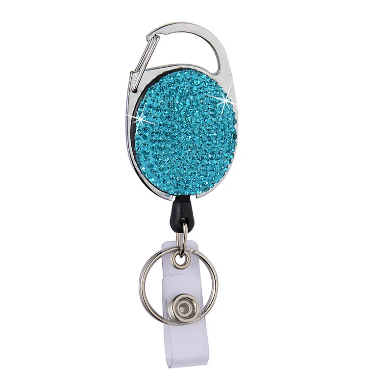 Metal Keychain Diamond Badge Reel for Staff Employee's Work Card Case Cover Pass Access Card Belt Keyring Easy Pull Lanyard
Metal Keychain Diamond Badge Reel for Staff Employee's Work Card Case Cover Pass Access Card Belt Keyring Easy Pull Lanyard