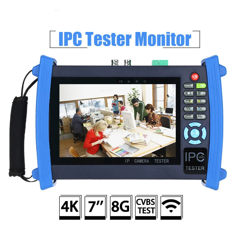 8600PLUS 4K 7" 1920*1200 IPC CCTV Camera Monitor Tester 4MP CVBS Analog Test Touch Screen With IP HDMI 8G WIFI H.265 CCTV Tester
8600PLUS 4K 7" 1920*1200 IPC CCTV Camera Monitor Tester 4MP CVBS Analog Test Touch Screen With IP HDMI 8G WIFI H.265 CCTV Tester