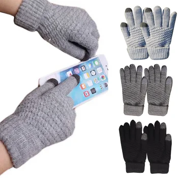 Solid Magic Touch Screen Gloves Women Men Warm Winter Stretch Knit Mittens Wool Full Finger Guantes Female Crochet Mitt Luvas
Solid Magic Touch Screen Gloves Women Men Warm Winter Stretch Knit Mittens Wool Full Finger Guantes Female Crochet Mitt Luvas