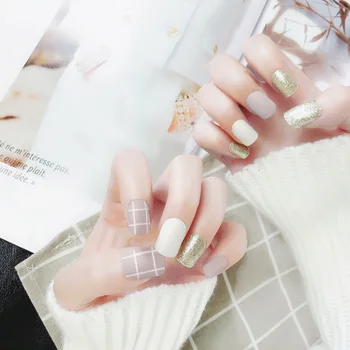 Manicure Finished Product 24 Sheet Boxed Fake Nails Handfeel Dull Polish Matte Fake Nails Finished Product Manicure Stick Sheet
Manicure Finished Product 24 Sheet Boxed Fake Nails Handfeel Dull Polish Matte Fake Nails Finished Product Manicure Stick Sheet