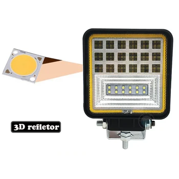 48W LED Light Bar LED Work Light with Yellow Halo Ring DRL Offroad Car 4WD Truck Tractor Boat Trailer 4x4 SUV ATV 12V 24V.
48W LED Light Bar LED Work Light with Yellow Halo Ring DRL Offroad Car 4WD Truck Tractor Boat Trailer 4x4 SUV ATV 12V 24V.