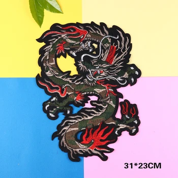 Colorful Punk Animal Dragon Embroidery Applique Iron on Patches for Clothes Badges Stripe Diy Patch Set for T-shirt Decor
Colorful Punk Animal Dragon Embroidery Applique Iron on Patches for Clothes Badges Stripe Diy Patch Set for T-shirt Decor