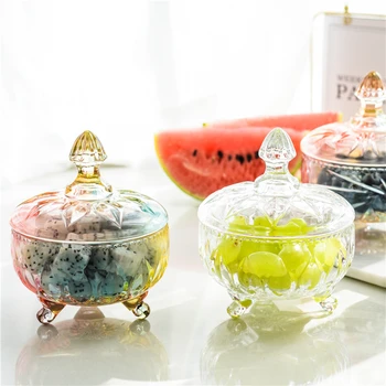 Crystal Glass Bottle Storage Jars Sugar Cans Candy Box Home Decoration Kitchen Accessorie Glass Storage Containers Wy111612
Crystal Glass Bottle Storage Jars Sugar Cans Candy Box Home Decoration Kitchen Accessorie Glass Storage Containers Wy111612
