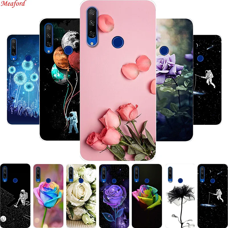 Чехол 6 59 дюйма для Huawei Honor 9X чехол России Силиконовая задняя панель из ТПУ мягкий