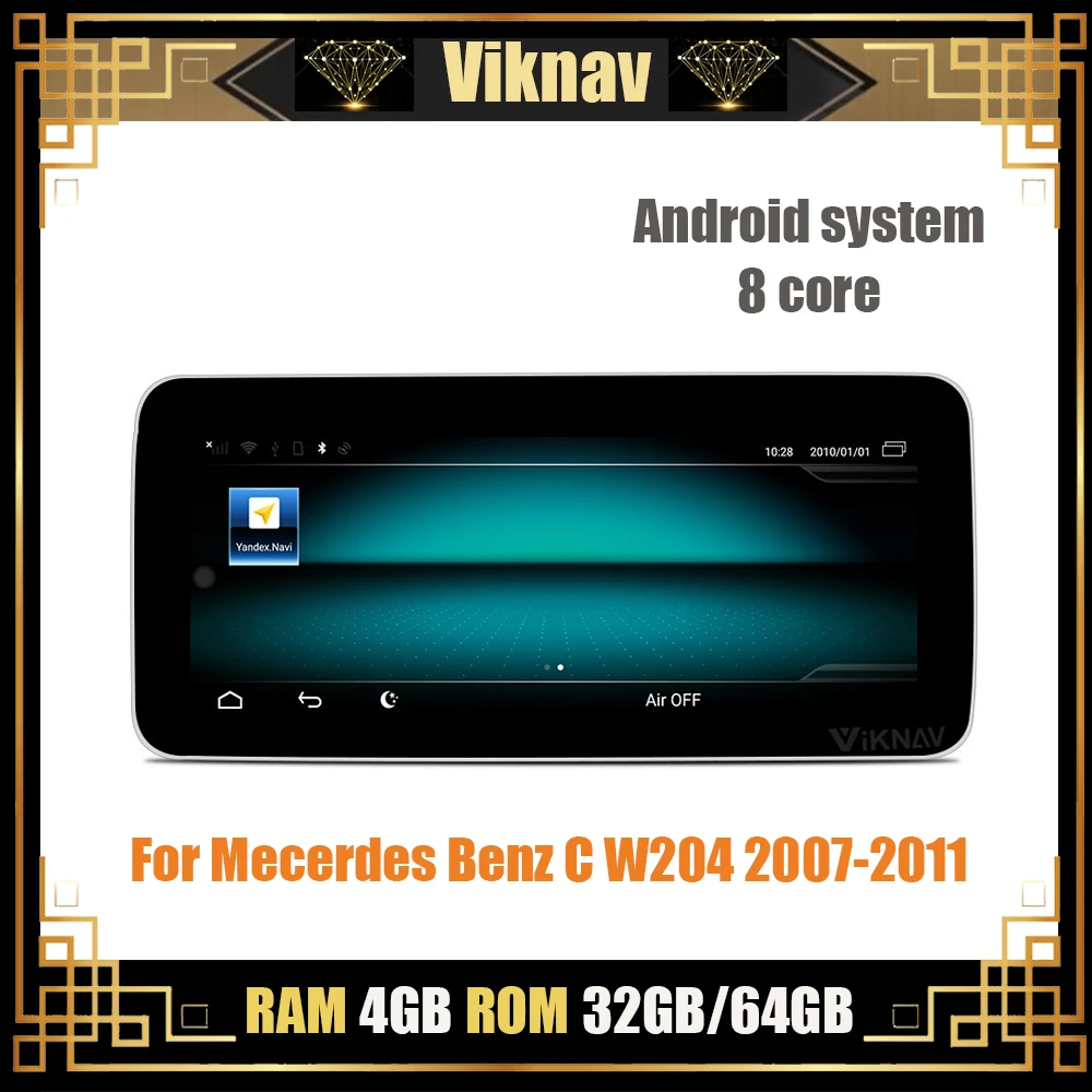 Автомагнитола для Mecerdes Benz C Class W204 2007-2011, Android, GPS-навигация, мультимедийный плеер, автомобильный стереоприемник 10,25 дюйма 
Автомагнитола для Mecerdes Benz C Class W204 2007-2011, Android, GPS-навигация, мультимедийный плеер, автомобильный стереоприемник 10,25 дюйма