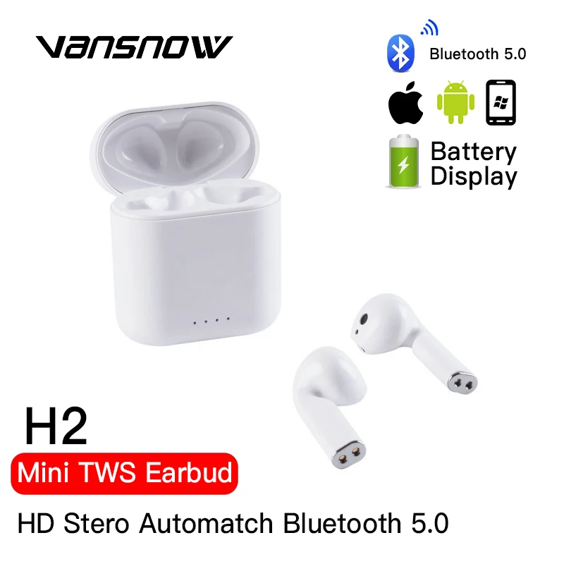 2020 Wireless Earphones H2 TWS Auto-pairing Bluetooth Earbuds In-Ear Touch Control Wireless Headphones Offer Dropshipping
2020 Wireless Earphones H2 TWS Auto-pairing Bluetooth Earbuds In-Ear Touch Control Wireless Headphones Offer Dropshipping