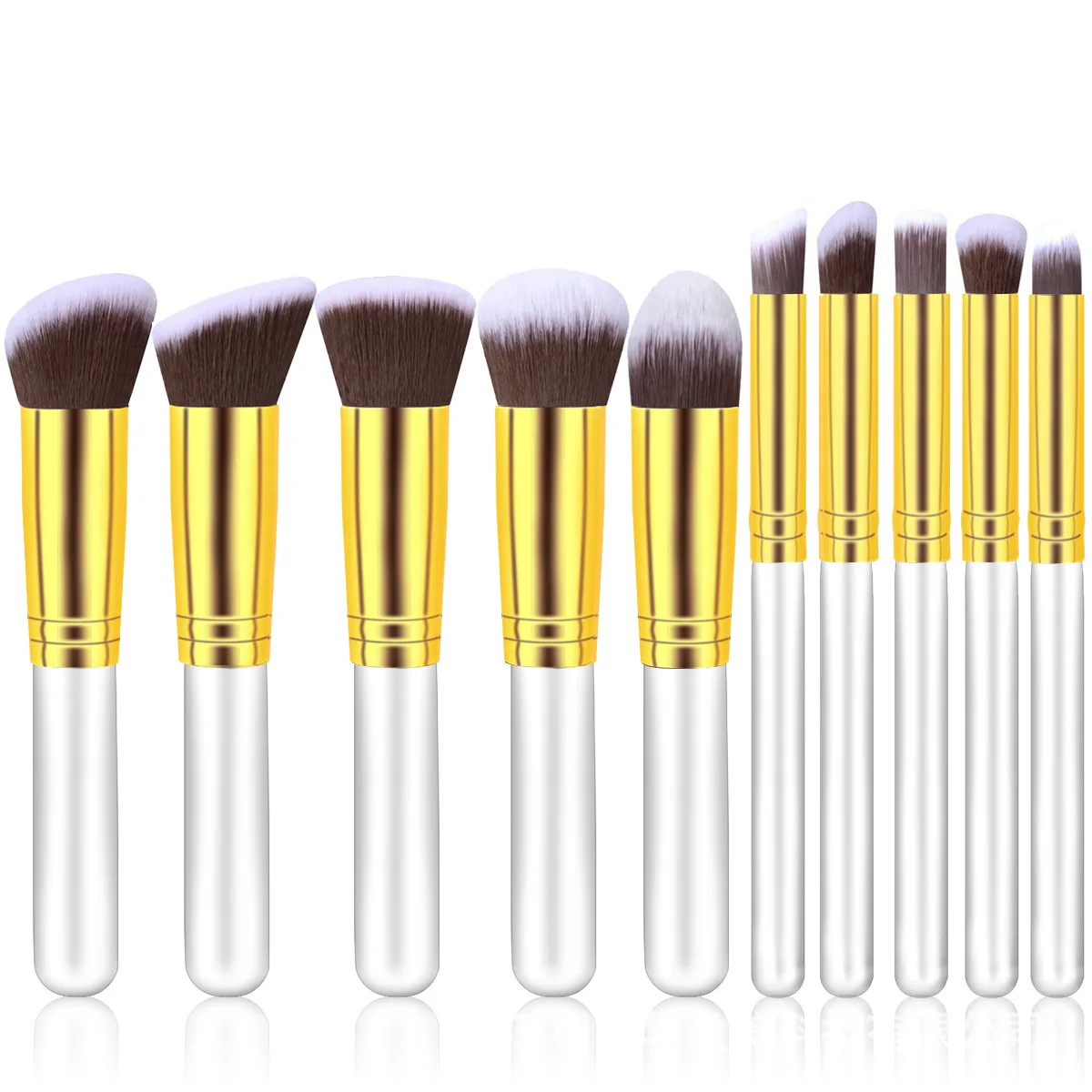 10pcs Makeup Brushes set Professional Powder Foundation Eyeshadow Make Up Brushes
10pcs Makeup Brushes set Professional Powder Foundation Eyeshadow Make Up Brushes