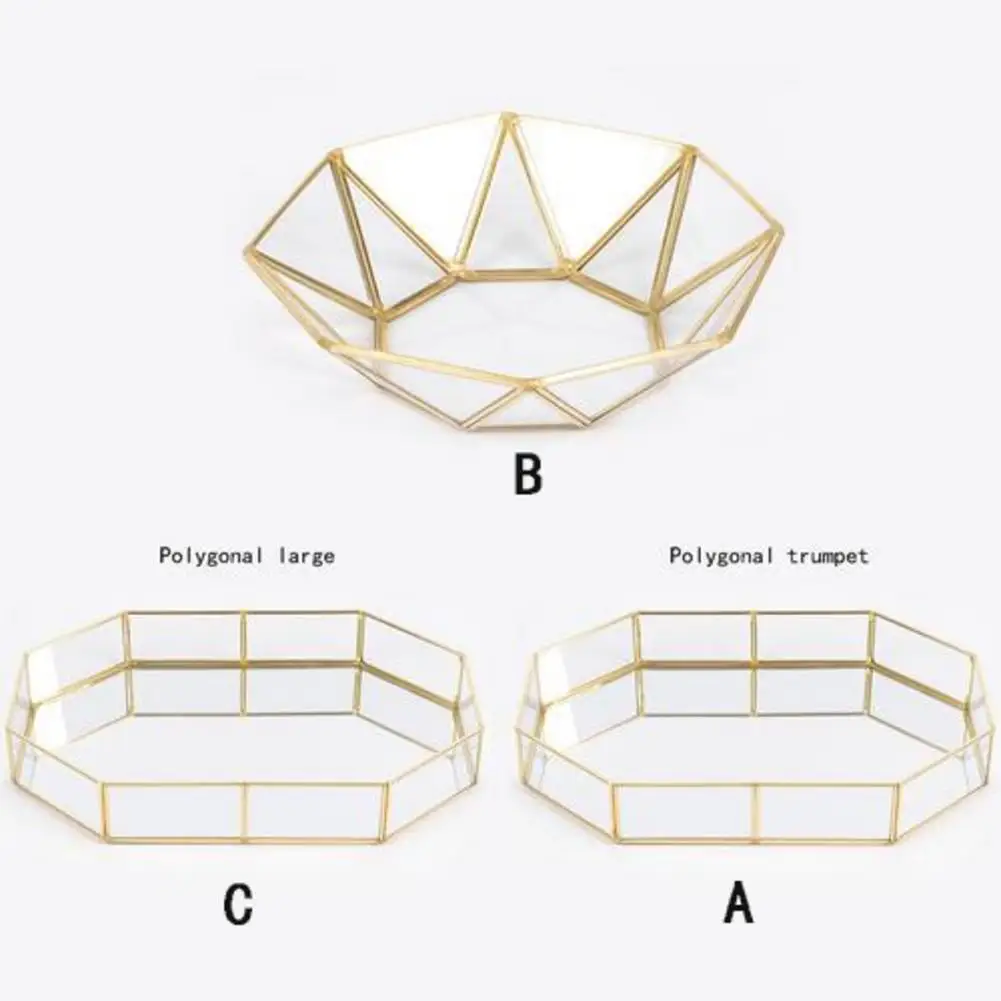 Geometric Glass Jewelry Box Table Golden Tray For Displaying Jewelry Keepsakes Wedding Cosmetics Container For Dressing Table
Geometric Glass Jewelry Box Table Golden Tray For Displaying Jewelry Keepsakes Wedding Cosmetics Container For Dressing Table