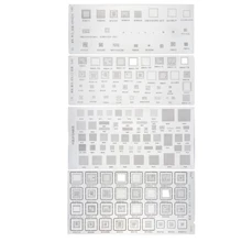 4PCS Universal BGA Stencil for MTK MSM Samsung Huawei Xiaomi iPad CPU RAM PM Power IC Reball Pin Direct Heat Template
4PCS Universal BGA Stencil for MTK MSM Samsung Huawei Xiaomi iPad CPU RAM PM Power IC Reball Pin Direct Heat Template