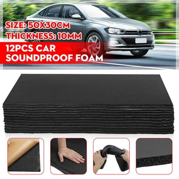 12pcs 50x30cm 10mm Car Soundproof Deadening Cotton Noise Insulation Sound Deadener Heat Closed Cell Foam
12pcs 50x30cm 10mm Car Soundproof Deadening Cotton Noise Insulation Sound Deadener Heat Closed Cell Foam