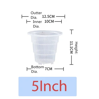 Mesh Decoration Gardening Desktop Container Planter Flower Pot Orchid Succulent Fleshy Home Gifts PP Clear With Holes Durable
Mesh Decoration Gardening Desktop Container Planter Flower Pot Orchid Succulent Fleshy Home Gifts PP Clear With Holes Durable