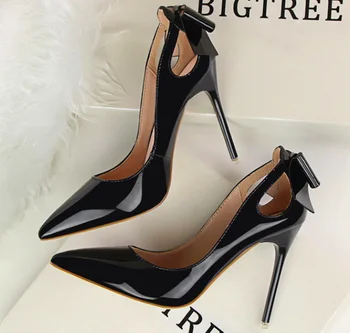 YEELOCA Woman Fashion Bowtie a001 Pointed Toe High Heels Shoes 2019 Patent Leather Shallow Women Pumps KZ2919
YEELOCA Woman Fashion Bowtie a001 Pointed Toe High Heels Shoes 2019 Patent Leather Shallow Women Pumps KZ2919