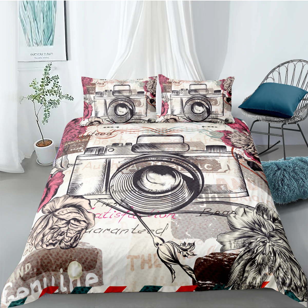 3D Abstract Flower Quilt Cover Set Comforter Covers and Pillow Slips Full Double Single Twin Queen Size 140*210cm Home Textile
3D Abstract Flower Quilt Cover Set Comforter Covers and Pillow Slips Full Double Single Twin Queen Size 140*210cm Home Textile