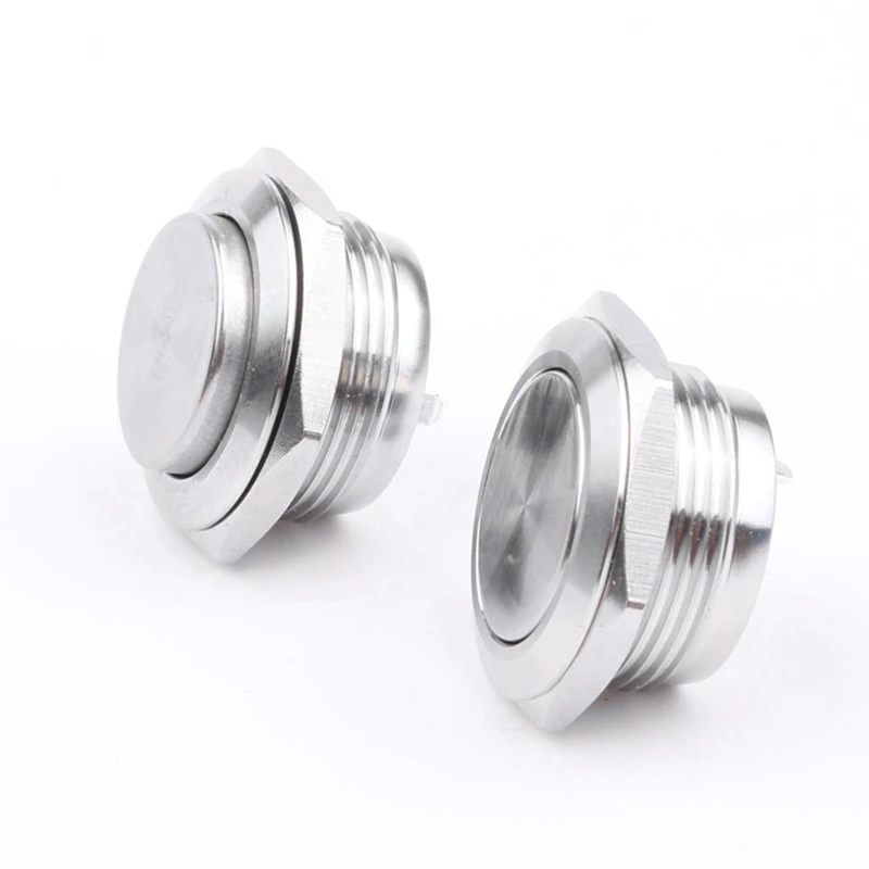 19mm Metal Button Switch No Lamp 2-foot Micro-stroke Ultra-short Self-reset Waterproof Button Switch
19mm Metal Button Switch No Lamp 2-foot Micro-stroke Ultra-short Self-reset Waterproof Button Switch