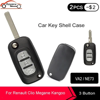 KEYECU 10Pcs High Quality Folding Remote Key Case Fob 3 Button for RENAULT Clio Megane Kangoo Modus Uncut VA2 / NE72 Blank Blade
KEYECU 10Pcs High Quality Folding Remote Key Case Fob 3 Button for RENAULT Clio Megane Kangoo Modus Uncut VA2 / NE72 Blank Blade