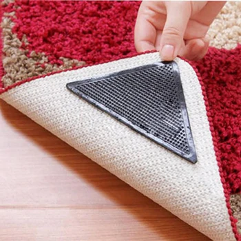 4pcs Rug Carpet Mat Grippers Non Slip Reusable Washable Silicone Grip Home Use For Bathroom 
4pcs Rug Carpet Mat Grippers Non Slip Reusable Washable Silicone Grip Home Use For Bathroom