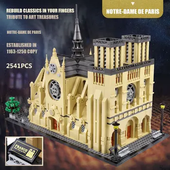 2541PCS MOC Streetview Classic Architecture NOTRE DAME CATHEDRAL of Paris Building model Blocks Brick Landmark Kids Toys Gifts
2541PCS MOC Streetview Classic Architecture NOTRE DAME CATHEDRAL of Paris Building model Blocks Brick Landmark Kids Toys Gifts