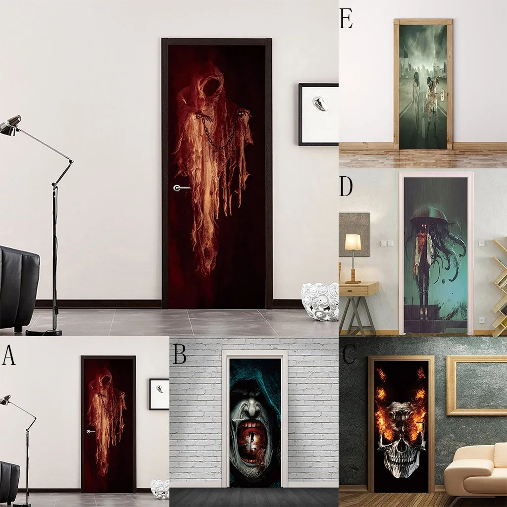 Halloween door sticker Skull Zombie Ghost Door Stickers Home Decoration 38.5 x 200cm x 2pc Halloween room decoration sticker
Halloween door sticker Skull Zombie Ghost Door Stickers Home Decoration 38.5 x 200cm x 2pc Halloween room decoration sticker