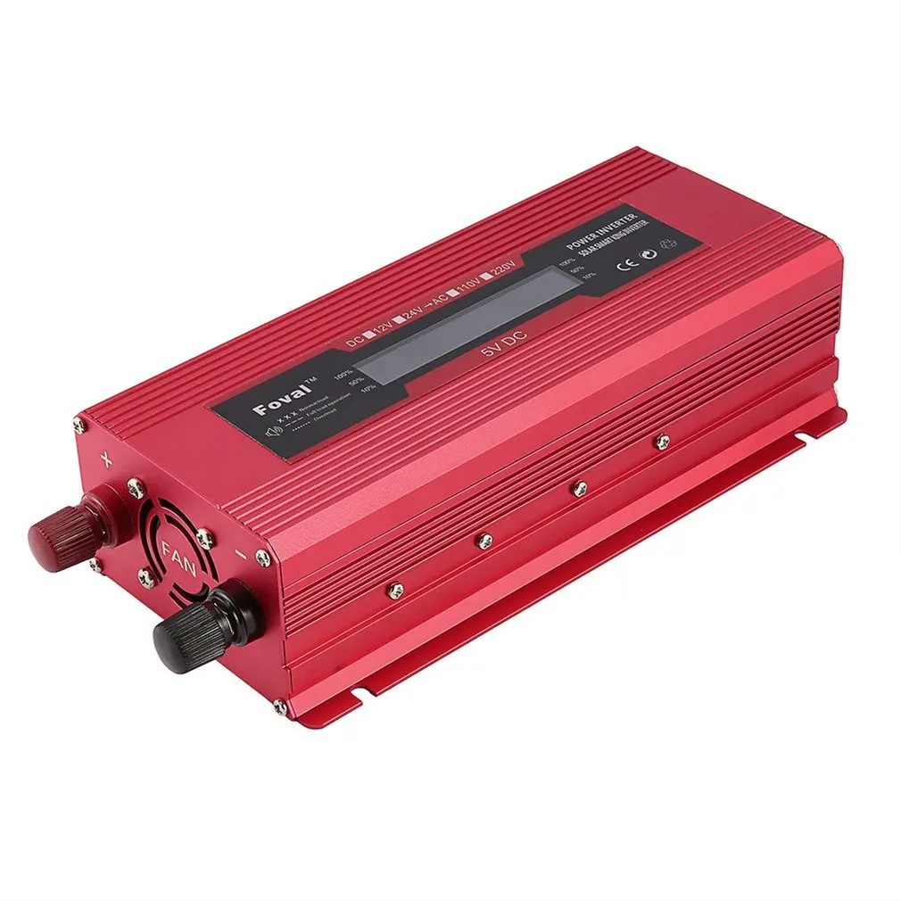 Car Solar Inverter DC 12 to AC 230V Digital Display Converter Universal Red Overload Protection Digital Sine Wave Converter
Car Solar Inverter DC 12 to AC 230V Digital Display Converter Universal Red Overload Protection Digital Sine Wave Converter
