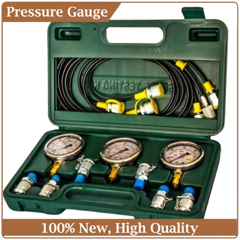 Portable Excavator Hydraulic Pressure Test Coupling Kit With Testing Hose Gauge Coupling And Tools
Portable Excavator Hydraulic Pressure Test Coupling Kit With Testing Hose Gauge Coupling And Tools
