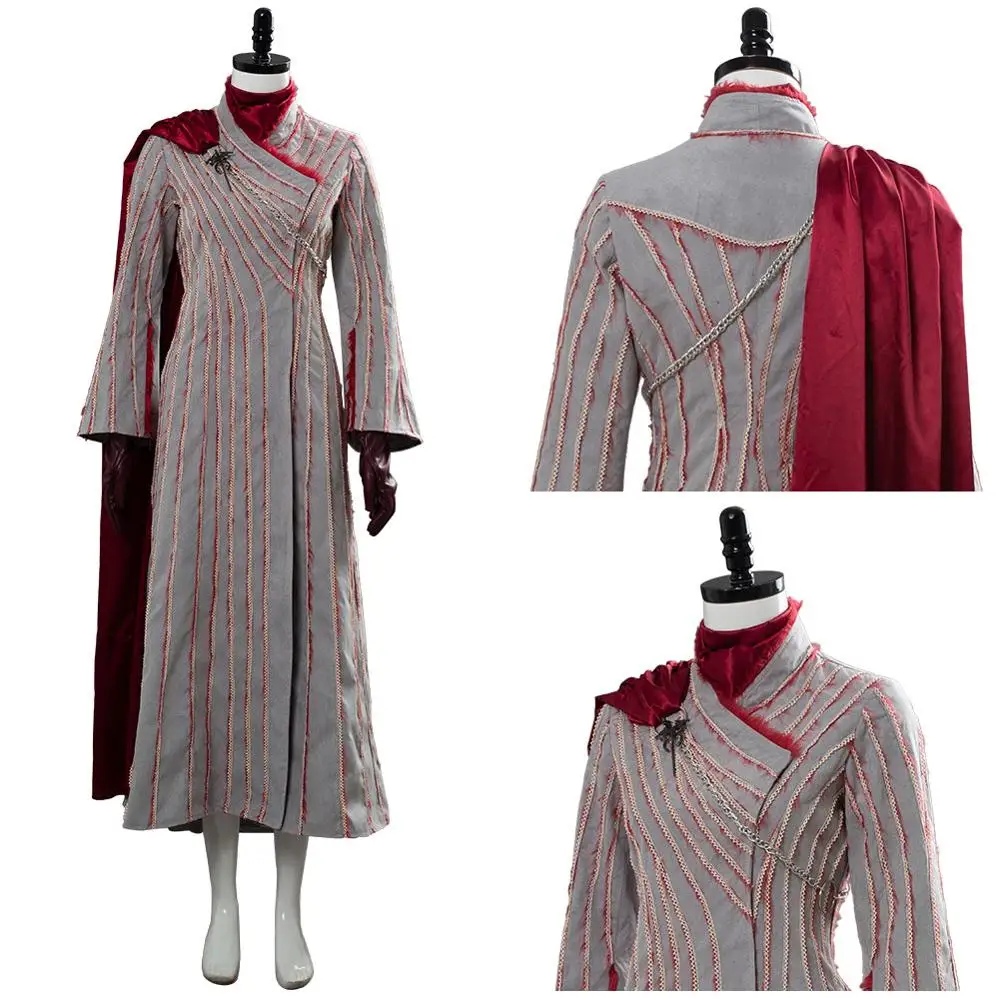 Game of Thrones Season 8 Mother of Dragon Costumes Daenerys Targaryen Cosplay Dany Spring Outfit Dragonstone Snow Dress Women
Game of Thrones Season 8 Mother of Dragon Costumes Daenerys Targaryen Cosplay Dany Spring Outfit Dragonstone Snow Dress Women